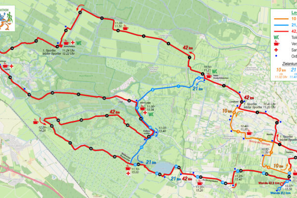 Spreewaldmarathon mit neuer Marathonstrecke